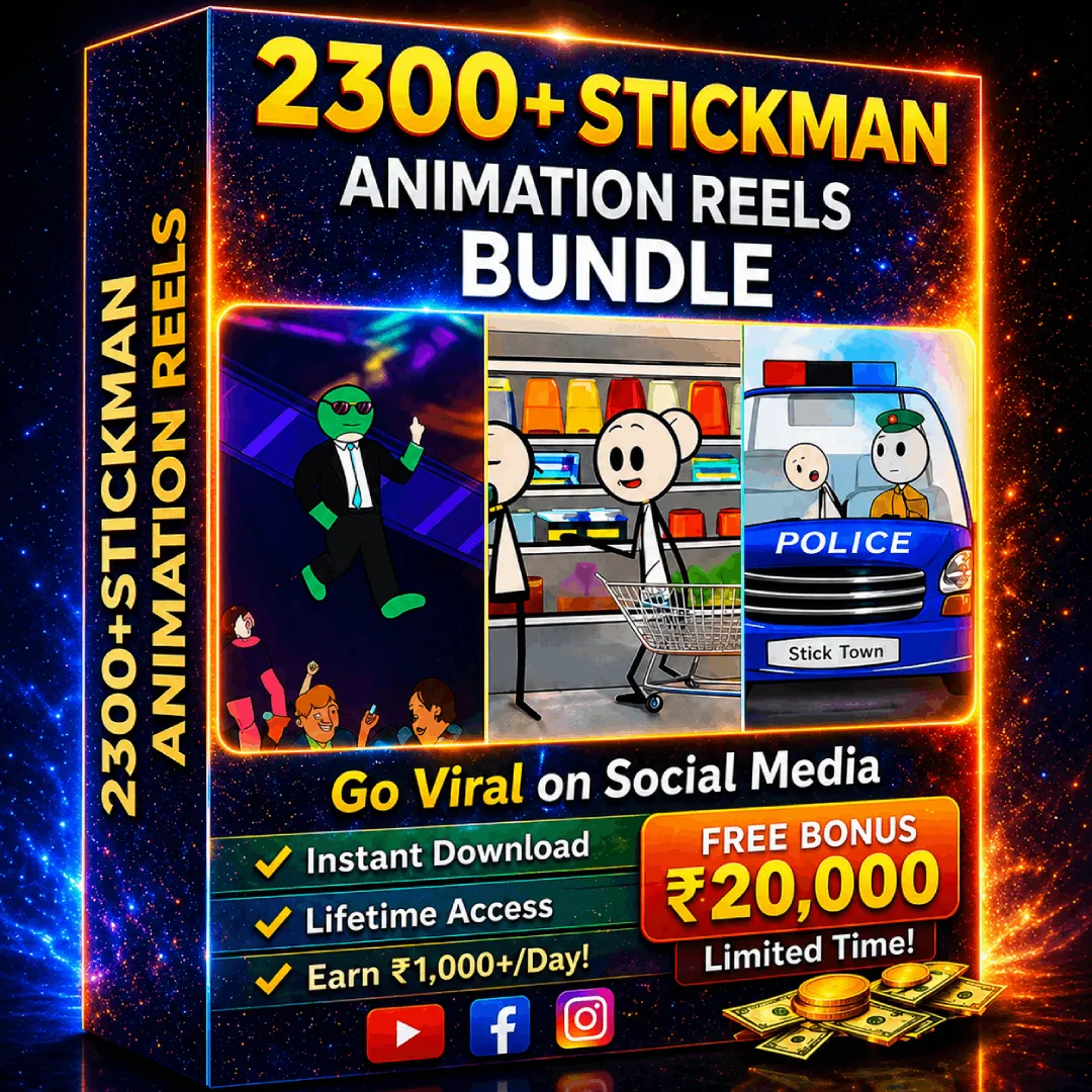 2300+ Stickman Reels Bundle